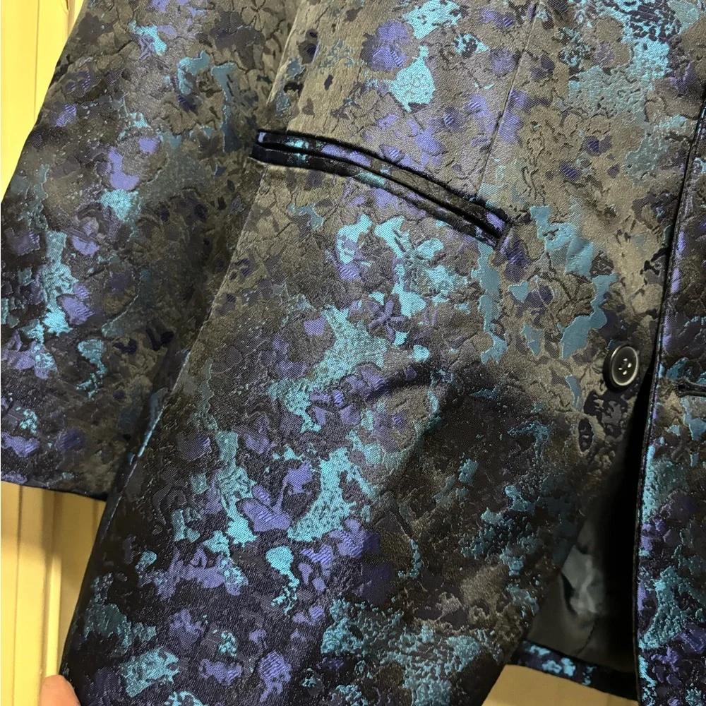 INC International Concepts Men's Classic-Fit Abstract Brocade Suit Jacket,  #7